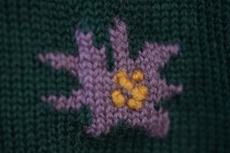 Holiday Scenic Jacquard Wool Cardigan